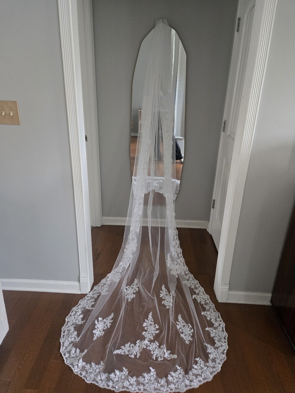 Gorgeous NEW Lace Cathedral Veil